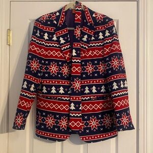 Holiday Christmas Festive Suit Costume Men’s Women’s Opposuits Nordic No…
